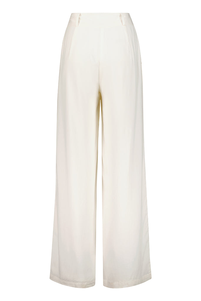 Baellazo Linen Pants - White