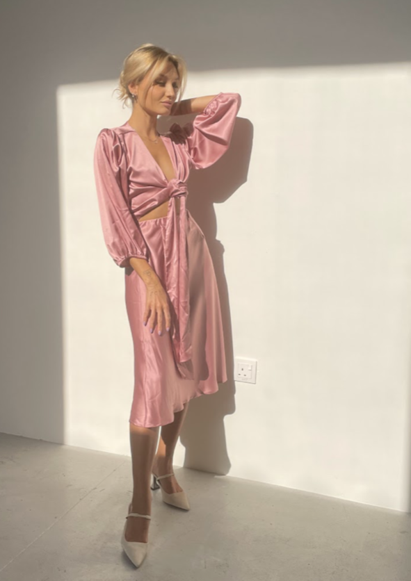 Classique - Pink - Silk Skirt & Dress